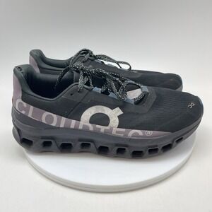 On Sneakers Mens 9 Cloudmonster Black 61.98085 Running Athletic Gym Shoes